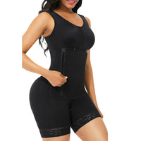 Booty boosting Side zip full body shaper Faja