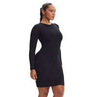"La belle" Robe de compression et de contrôle du ventre Manches longues
