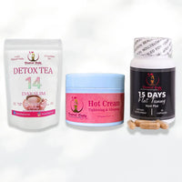 Weight Loss kit [Detox Tea + Fat burning Cream + Diet Pills]
